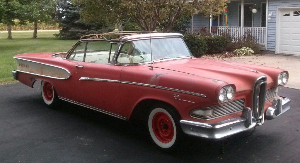 1958 Edsel Pacer Convertible for sale. 