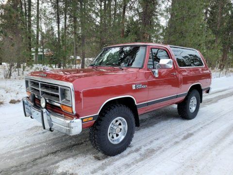 1989 Dodge Ramcharger for sale