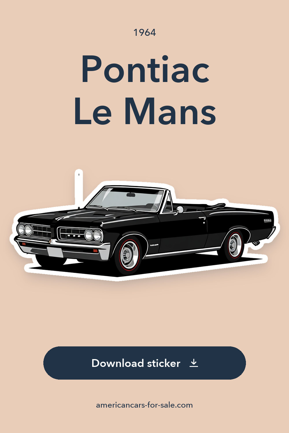 1964 Pontiac Le Mans sticker preview