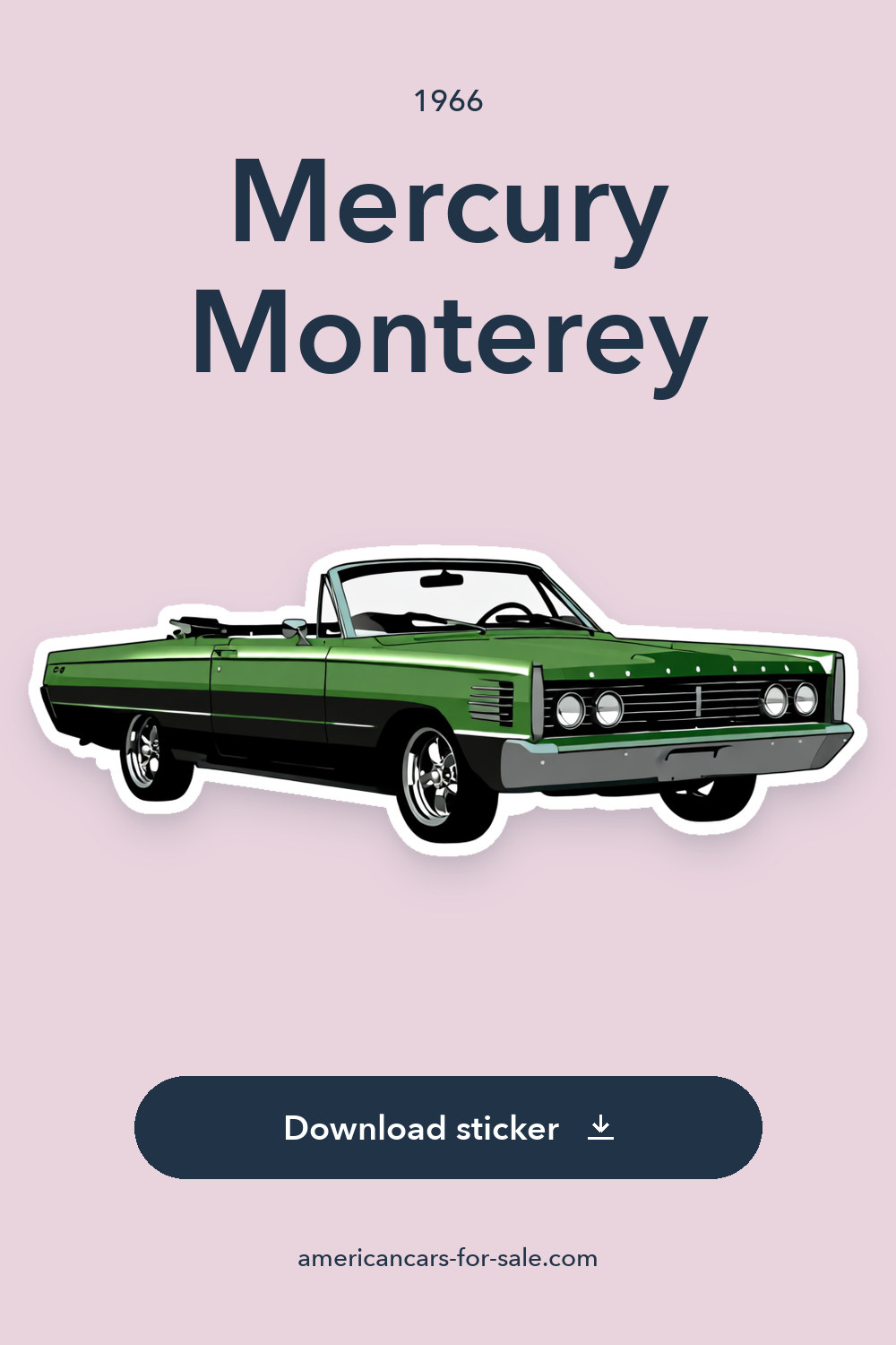 1966 Mercury Monterey sticker preview